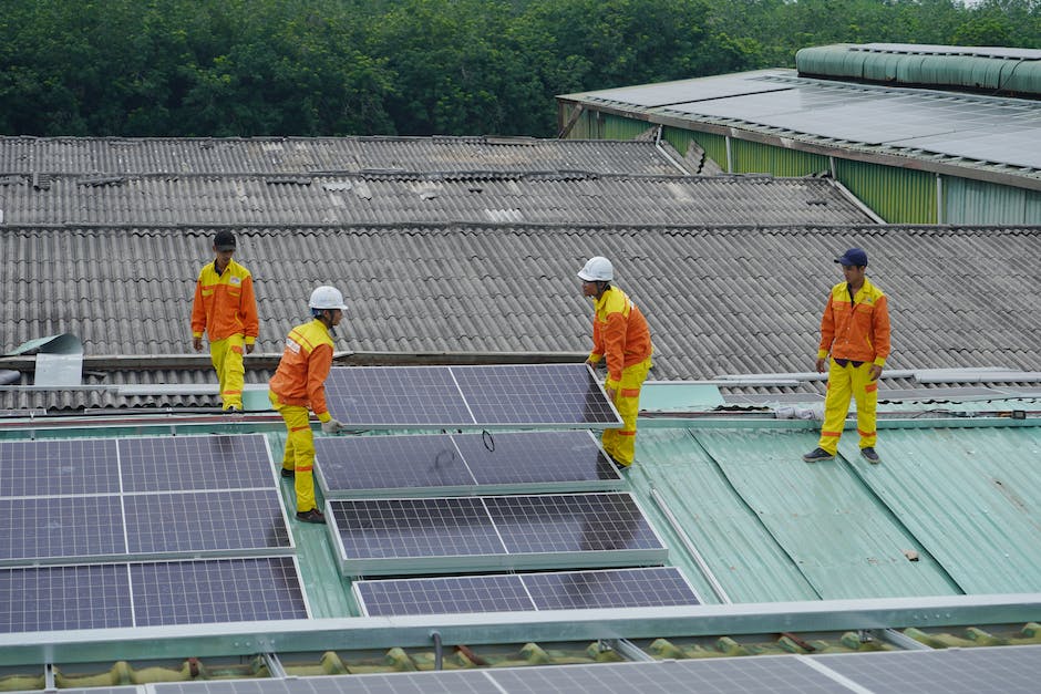 Größe eines Modul-Photovoltaik-Systems