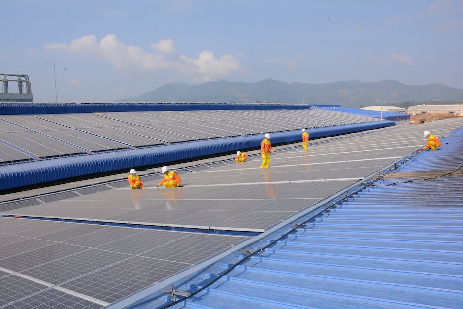  Photovoltaik auf Flachdach befestigen